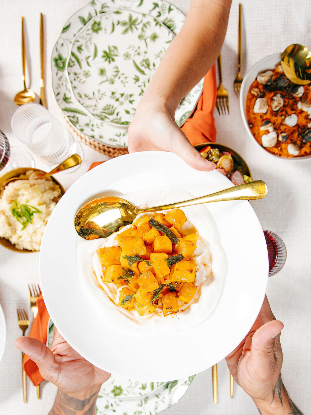 Whipped Ricotta & Honey Roasted Squash GF, VEG